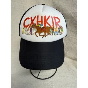 Rare CYHKR Hong Kong Jockey Club Cathay Pacific Horse Racing Trucker Hat 2004